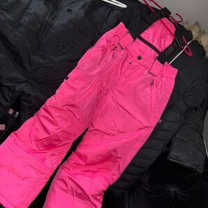 Justice Vibrant Pink Snow Pants for Kids